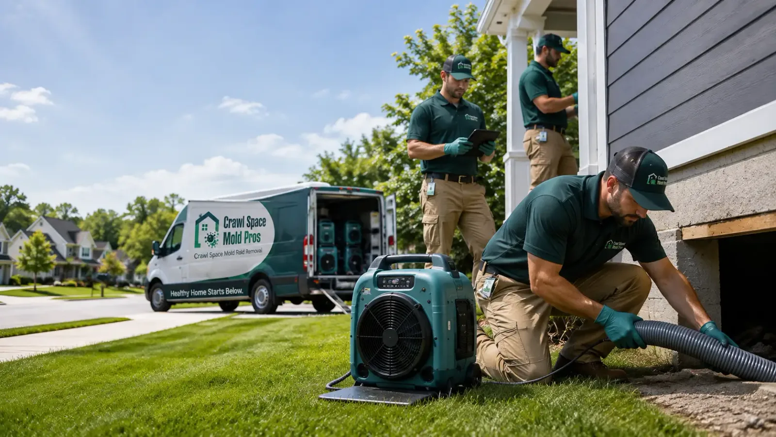 Crawl Space Mold Removal in Saint Paul, KS